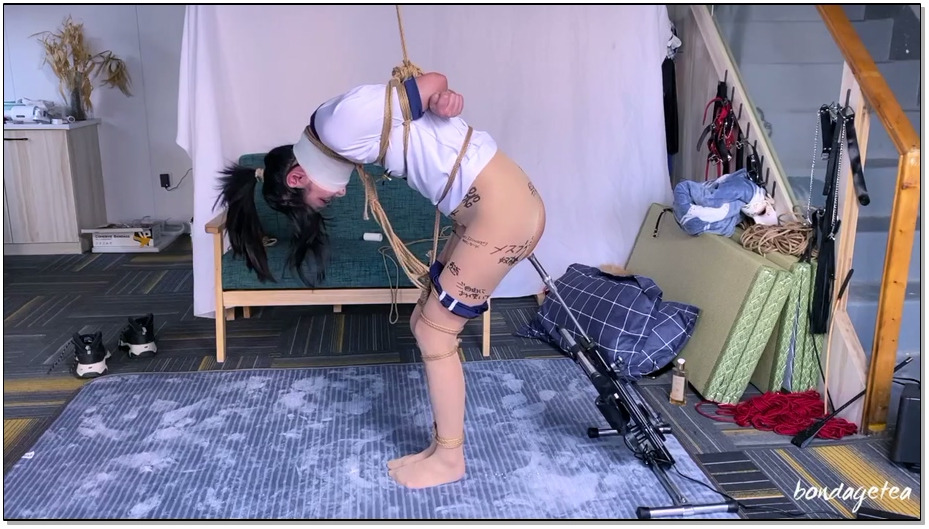 【绳精病】约拍陷阱 小美女中了摄影师圈套沦为绳奴被日夜紧缚囚禁玩弄使用 太惨了
