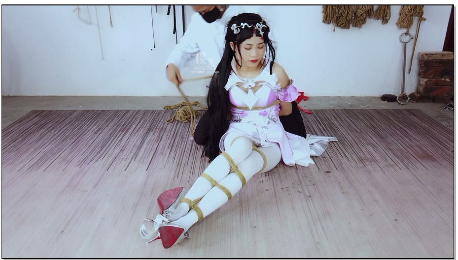 【樱束原创】斗罗大陆-小舞驷马篇 驷马捆绑审问小舞唐三下落，特别紧的驷马捆绑＋原味..