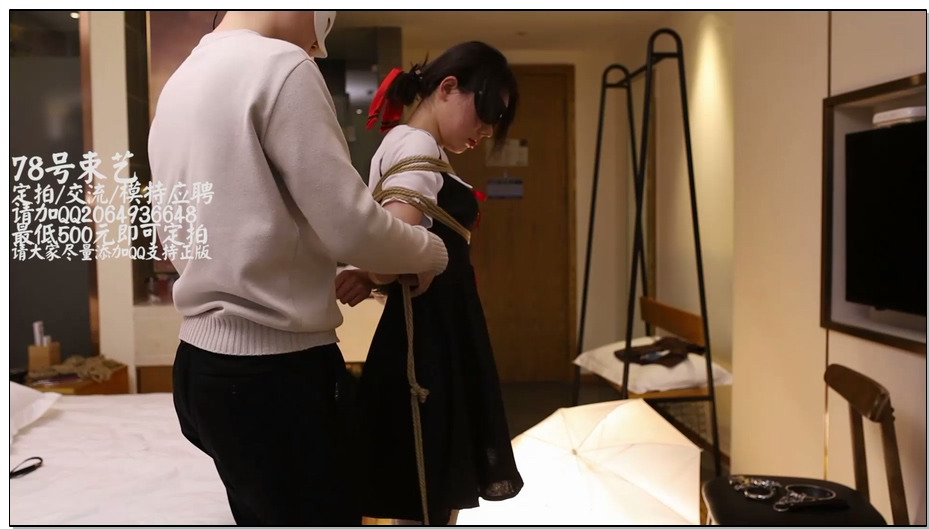 【78束艺】四宫辉夜的日式股绳TK调教,长腿妹子晓雅，COS四宫辉夜意外的有那么几分神韵..
