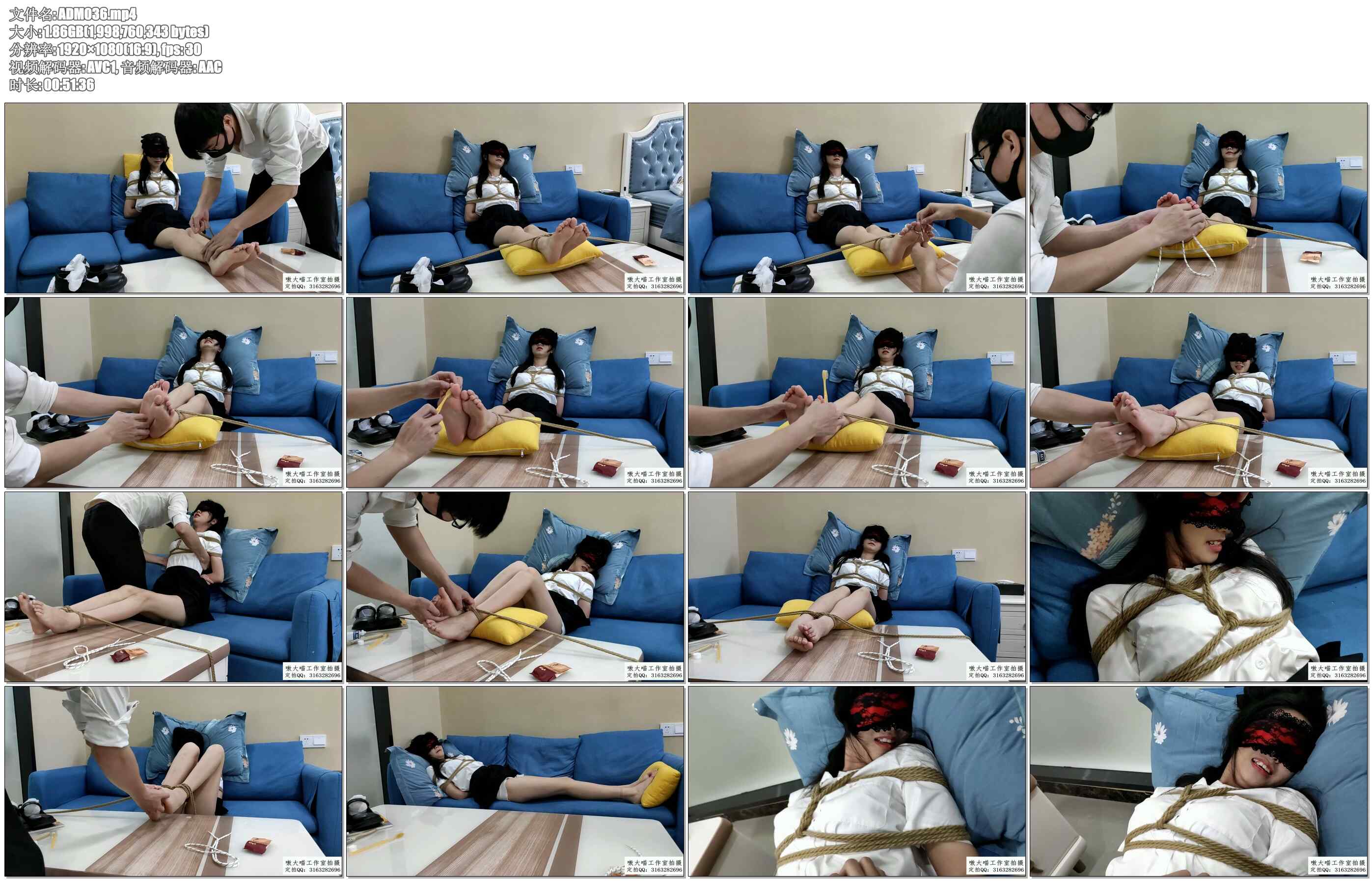 【嗷大喵】柯 学院风打扮初次入圈拍摄 日式+固定双腿+涂油tk+刷子，手，梳子挠痒+挠大..