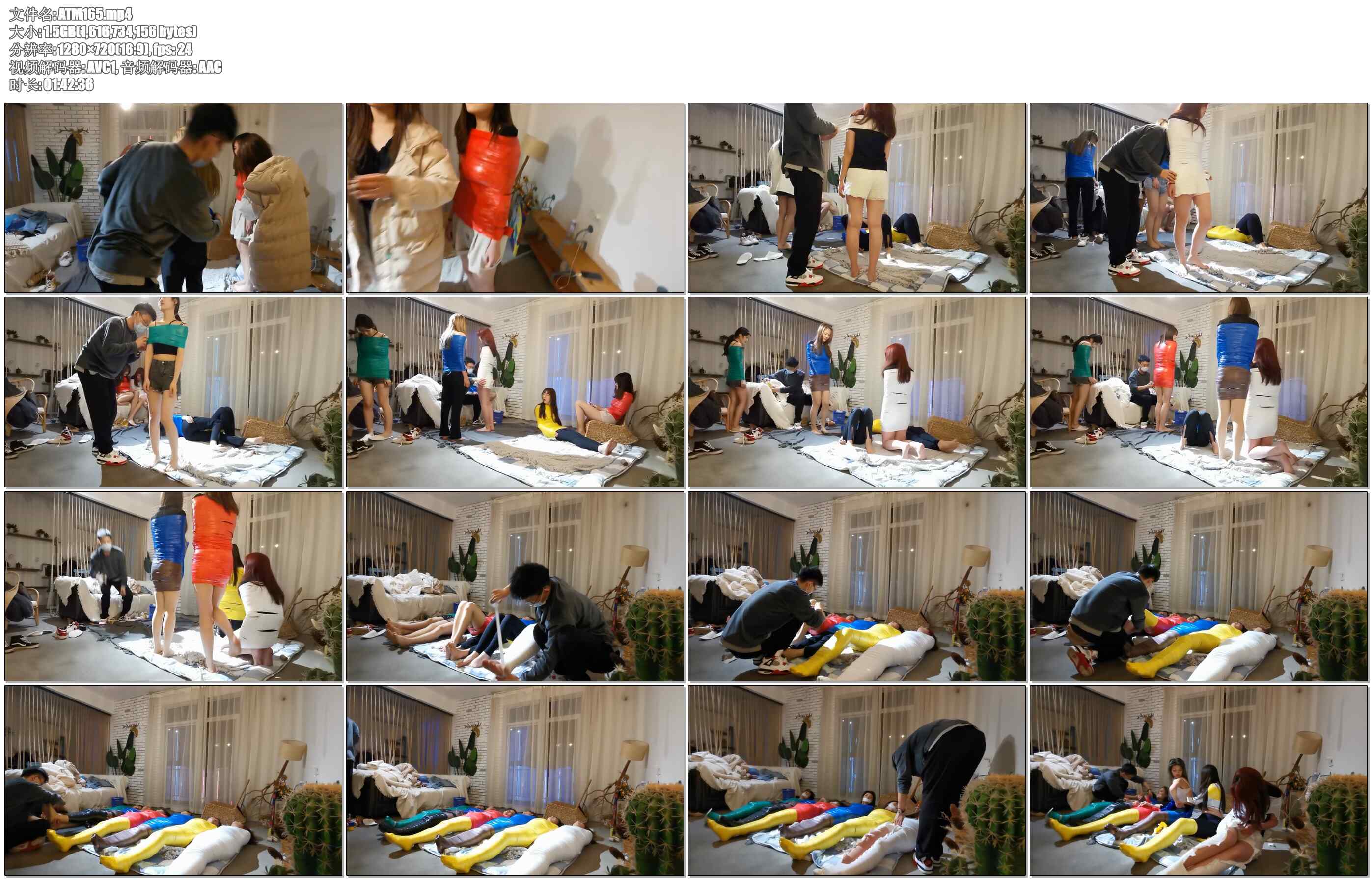 【奥特曼】6人胶带全包封嘴，梦怡、凌玲等多位美女同时出镜